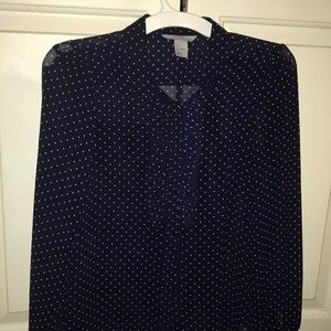 Polka dot blouse